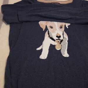 Marks & Spencer Navy Blue Dog Sweater